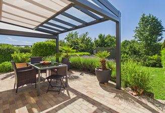 sonnige Süd-West Terrasse 