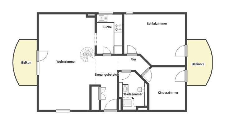 Grundriss Skizze 3.OG