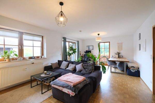 Der große Wohn- und Essbereich