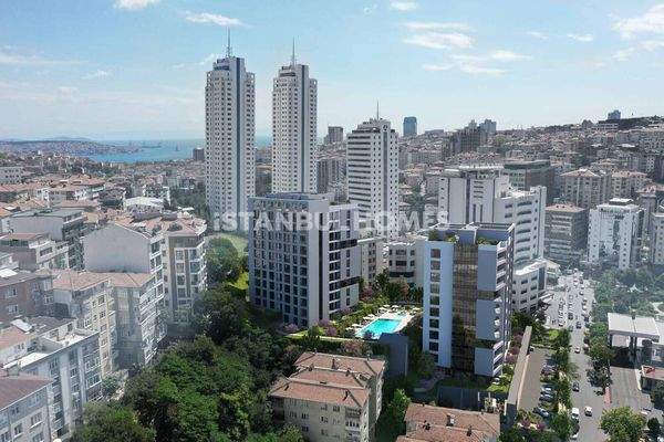 Spacious Flats with Bosphorus Views in Şişli, İstanbul