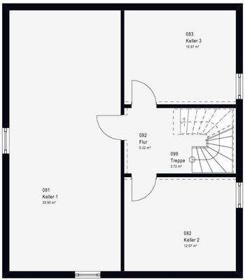Änderbarer KG-Grundriss
