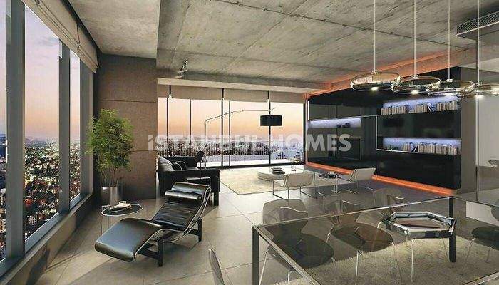 High-Class Property with Sea and City Views in Sisli