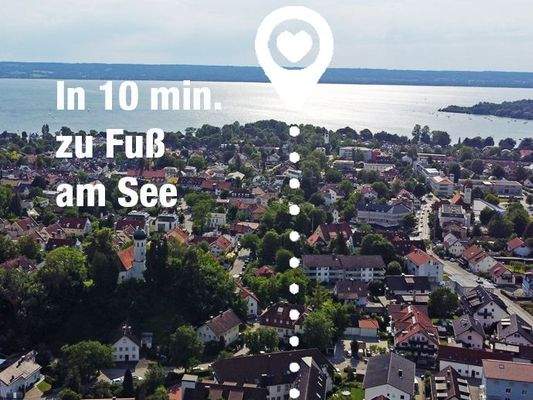 Der Ammersee wartet 10 Fußminuten nah