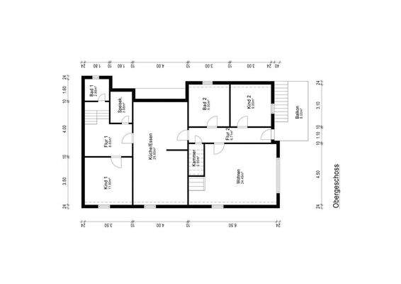 Grundriss Obergeschoss