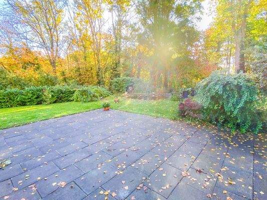 Terrasse Herbstimpression