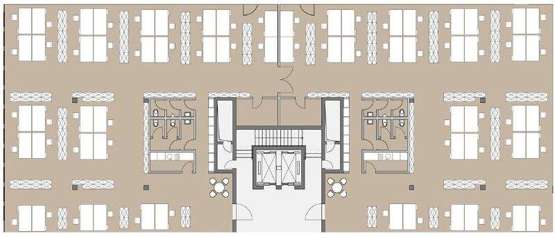 Grundrissbeispiel Open Space
