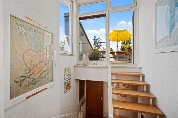 Aufgang zur Dachterrasse