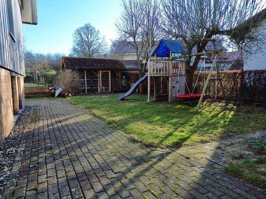 Gartenbereich für groß und klein