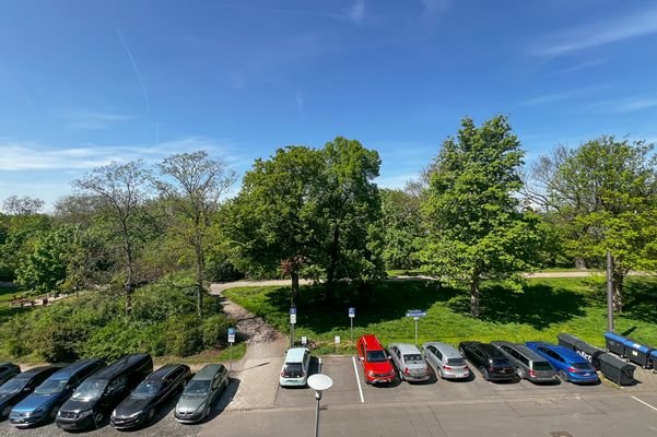 Blick aus dem Schlafzimmer