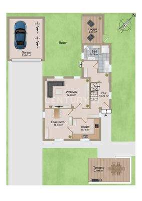 Grundriss Erdgeschoss