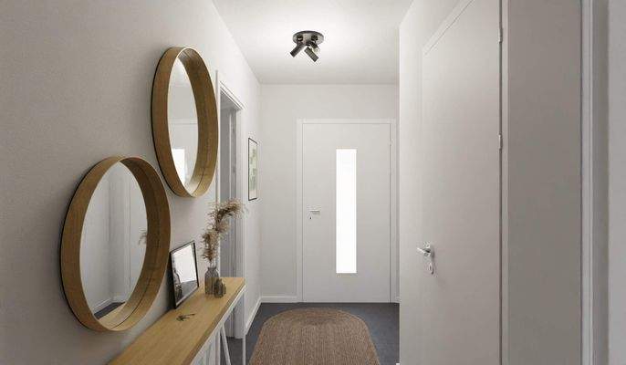 Heller und freundlicher Eingangsbereich