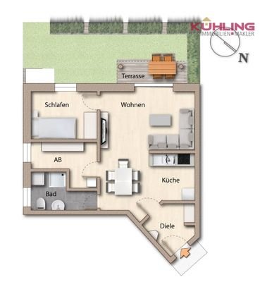 Grundriss - Abweichungen vorbehalten -