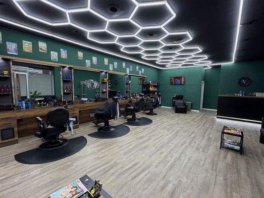 Friseur linkes Gewerbe