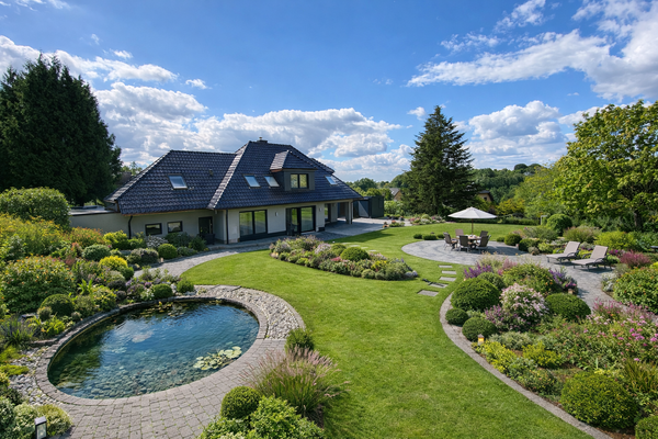 ... this is what the outdoor area could look like. Animation view / AI