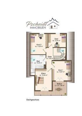 Grundriss Obergeschoss