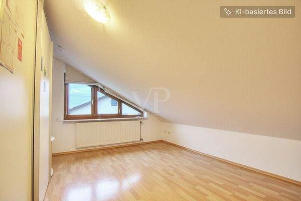 Arbeitsbereich Kleines Schlafzimmer - ohne Möbel