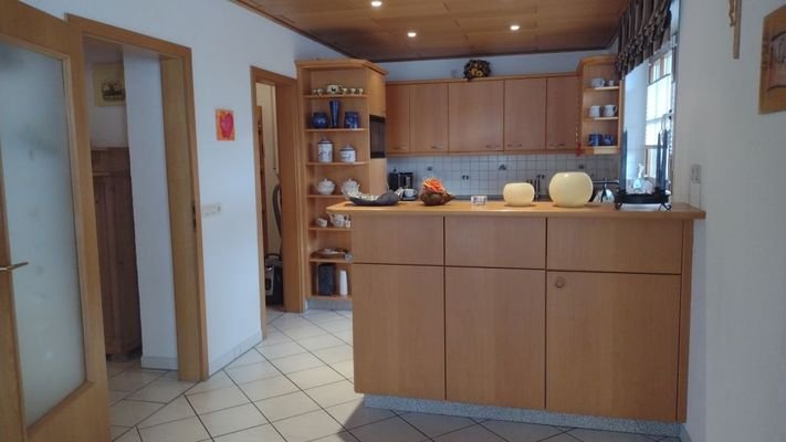 Blick in den Kochbereich
