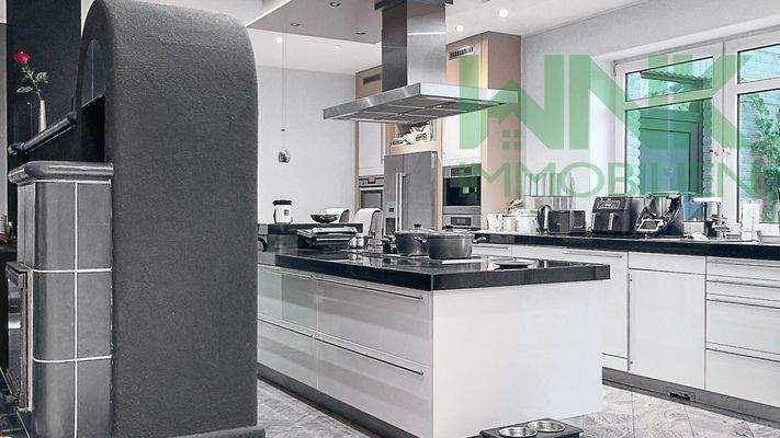 Blick in die offene Küche