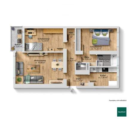 immoGrafik Exposeplan 31598033