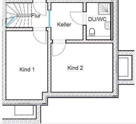 offener Grundriss Souterrain