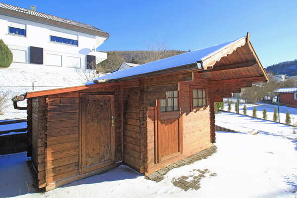 rustikales Gartenhaus