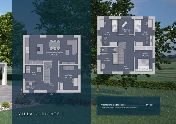 Villa V1 - 147 m²