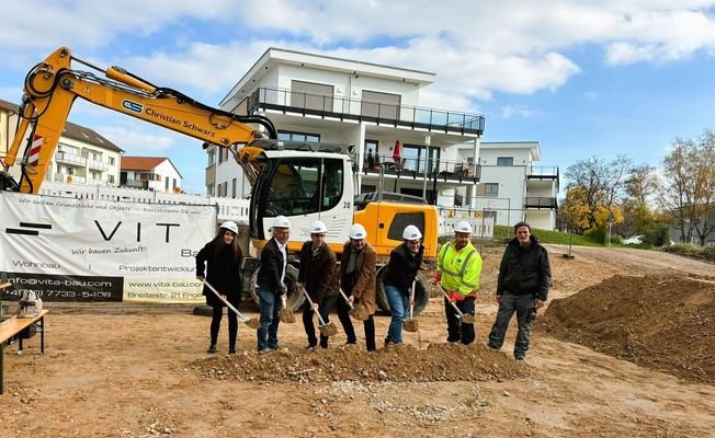 Spatenstich - Neubauprojekt Grüne Mitte Engen