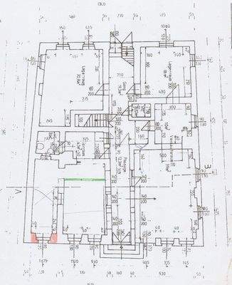 EG vor Bau der Garage