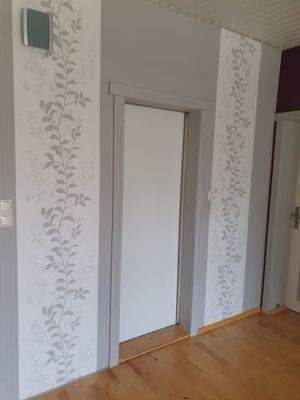 Zugang Badezimmer mit Schiebetür