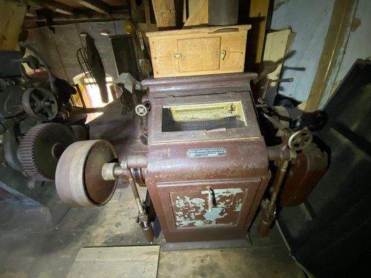 31 Mühlentechnik und Transmission im Erdgeschoss (