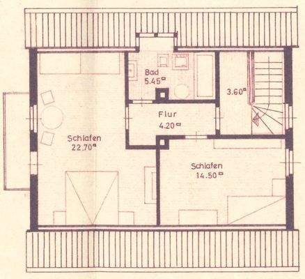 Grundriss Obergeschoss