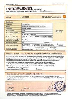 Energieausweis, S.1