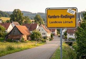 Ortsschild Kandern-Riedlingen