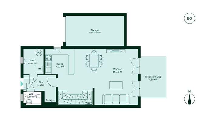 Grundriss Erdgeschoss