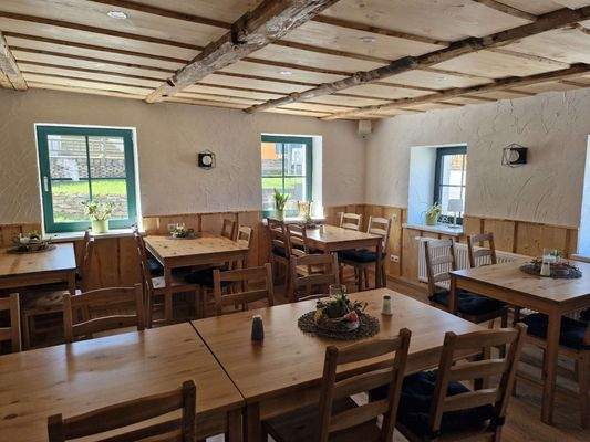 Gastraum im Obergeschoss