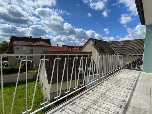 Aussicht vom Balkon