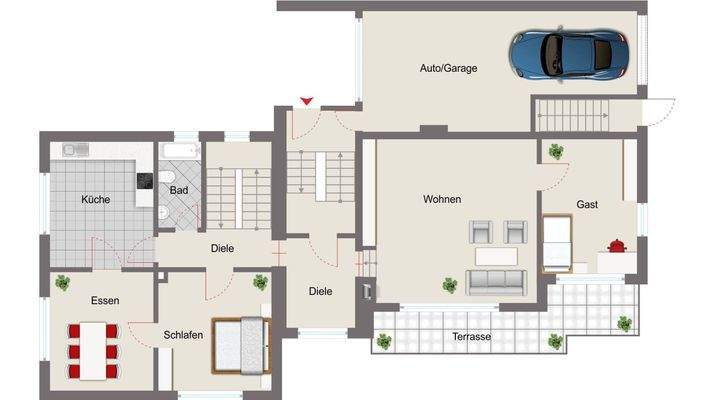 Grundriss Erdgeschoss