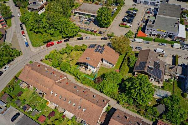 Vogelperspektive Garten 