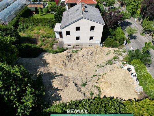 Grundstück von oben