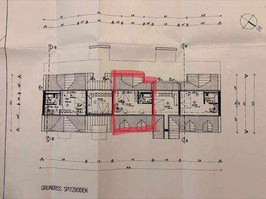 Grundriss Spitzboden