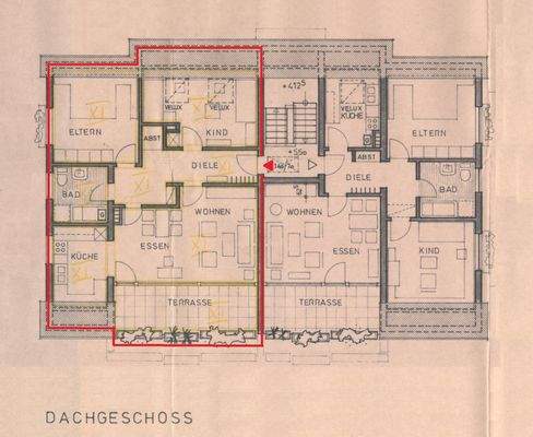 Grundriss Bauzeichnung