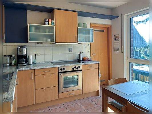 Küche im Dachgeschoss