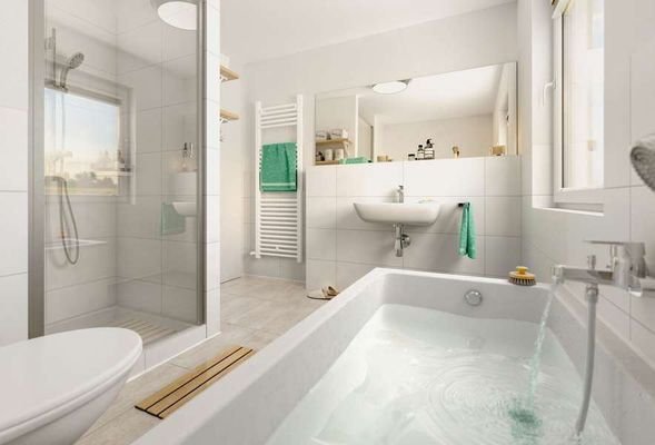 Badezimmer Dachgeschoss
