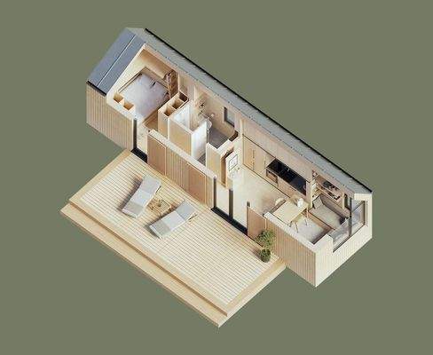 Visualisierung 3 Tiny House 