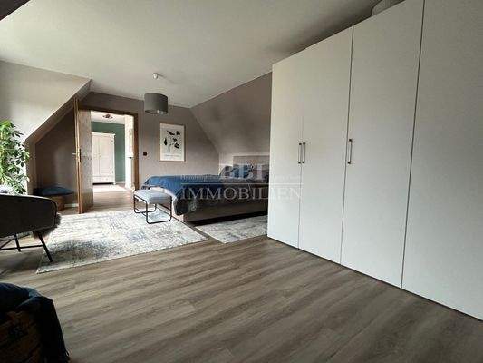 Großzügiger Schlafbereich