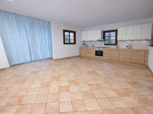 Einrichtungsbeispiel Wohnküche Whg 1Erdgeschoss