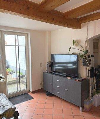 EG_Wohnzimmer mit Sichtbalken