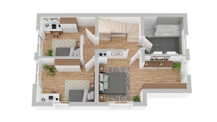 Grundriss Obergeschoss