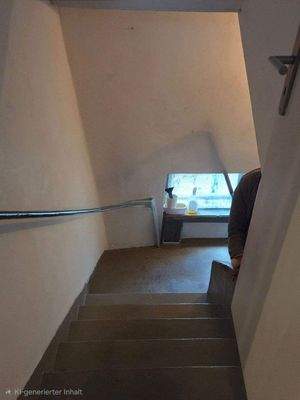 Treppe zum Kellergeschoss