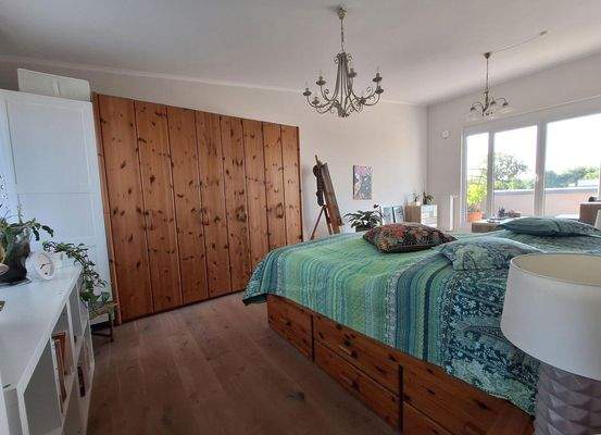 Atelier - Blick aus Bad